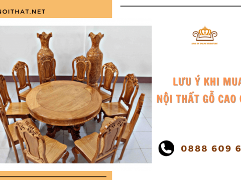 Những lưu ý khi mua nội thất gỗ cao cấp tại miền tây