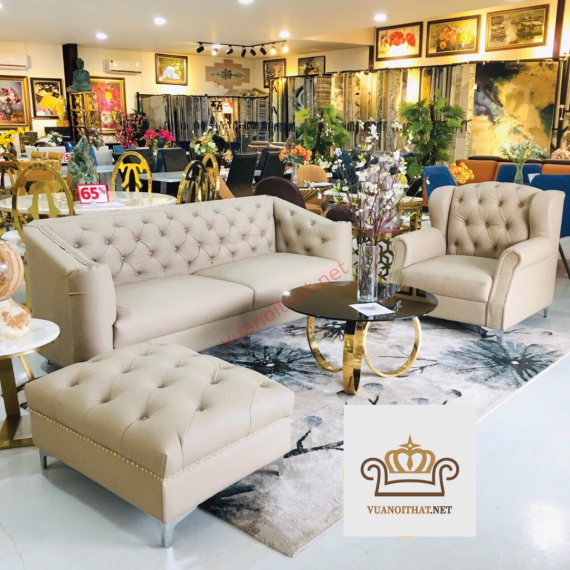 SOFA BĂNG 2.2M X 0.9M, GHẾ + ĐÔN LỚN 0.6M X0.8M