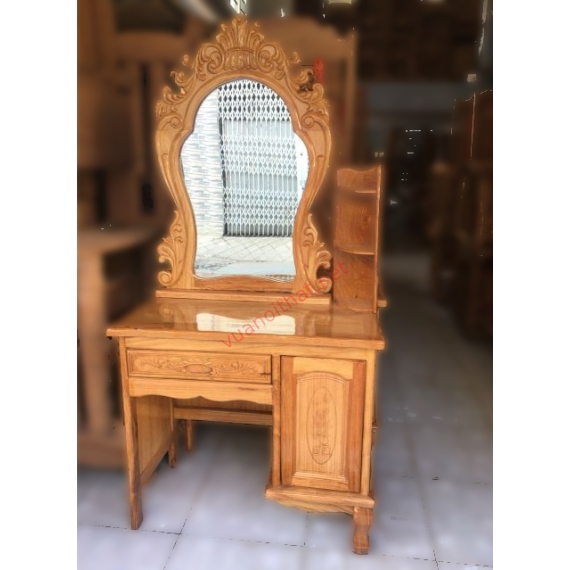 BÀN PHẤN GÕ ĐỎ - 80CM - NỮ HOÀNG
