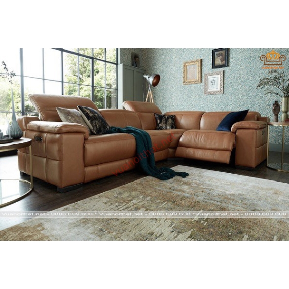 SOFA GÓC 2.4M X 1.6M NÂU BÒ (SFG-ND-015)