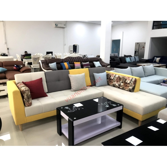 SOFA GÓC L , 2.4M X 1.6M NHIỀU MÀU SẮC