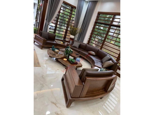 Lấy nội thất gỗ làm chủ đạo xuyết suốt cho toàn bộ căn nhà