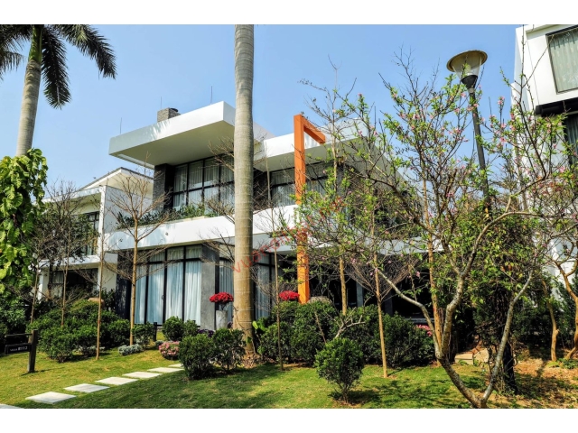 Villa 400m2, DT xây dựng 120 m2, 1 sàn 2 tầng