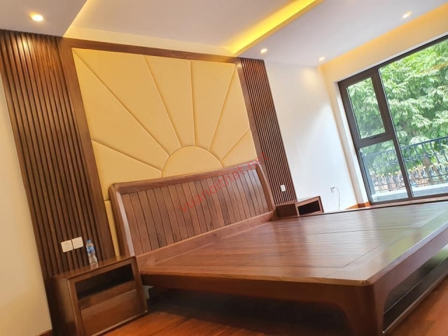Lấy nội thất gỗ làm chủ đạo xuyết suốt cho toàn bộ căn nhà