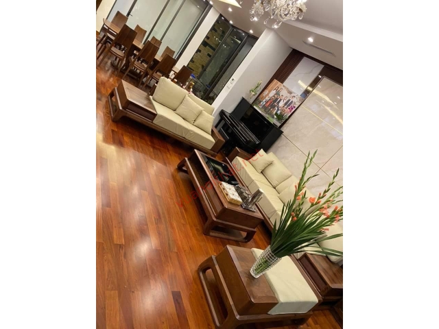 Lấy nội thất gỗ làm chủ đạo xuyết suốt cho toàn bộ căn nhà