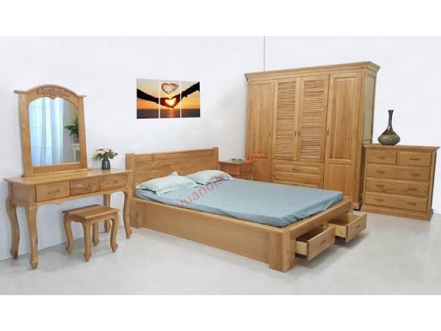 Nội thất gỗ Sồi - Vẻ đẹp khó cưỡng