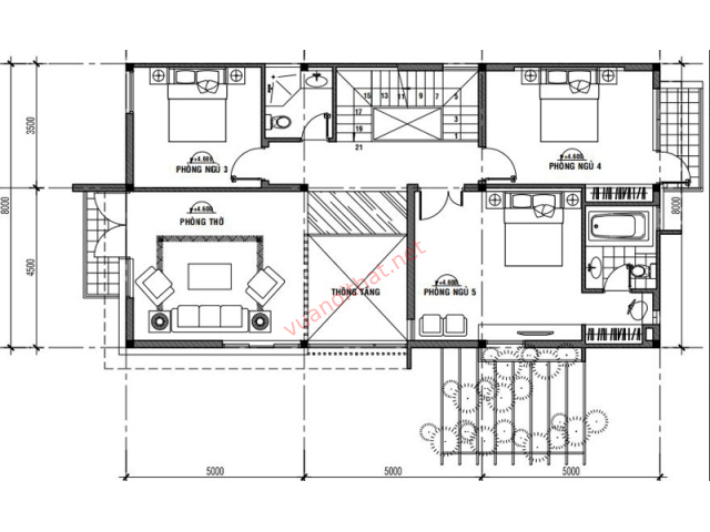 Nhà phố đẹp 2 tầng 7x12m
